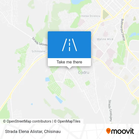 Карта Strada Elena Alistar