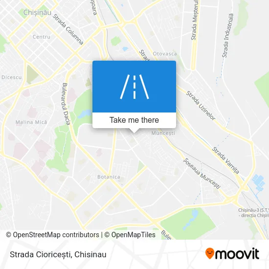 Карта Strada Cioricești