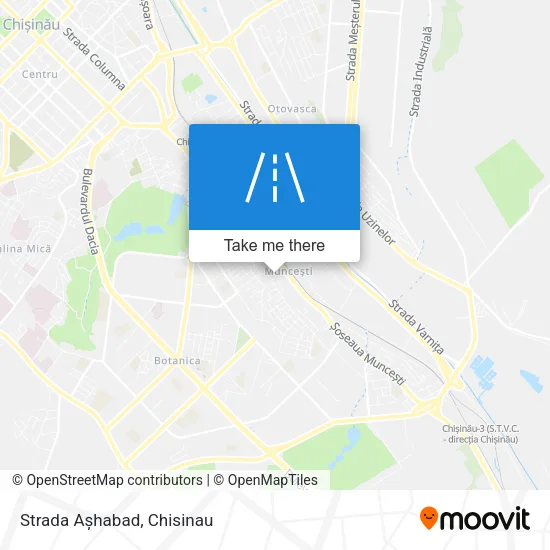 Карта Strada Așhabad