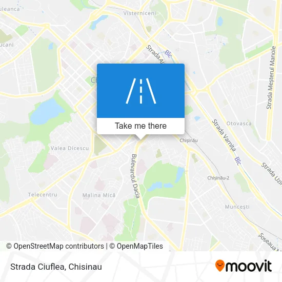 Карта Strada Ciuflea