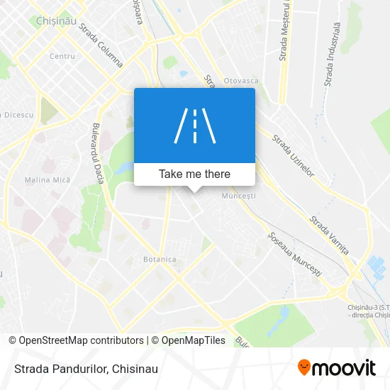 Карта Strada Pandurilor