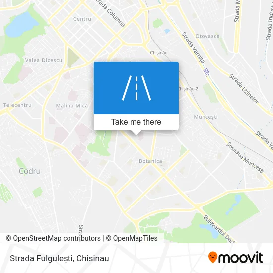 Карта Strada Fulgulești