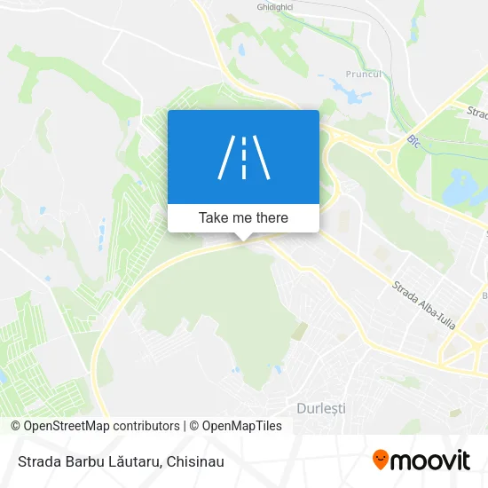Карта Strada Barbu Lăutaru