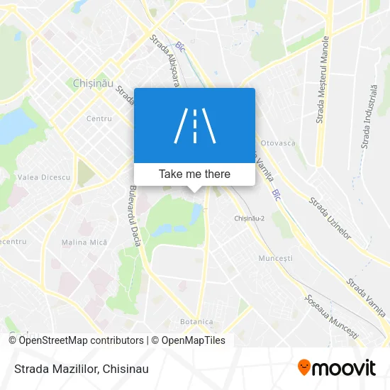 Карта Strada Mazililor