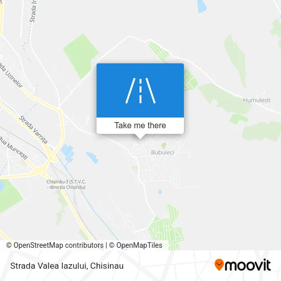 Карта Strada Valea Iazului