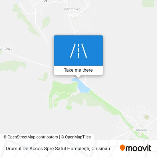 Карта Drumul De Acces Spre Satul Humulești