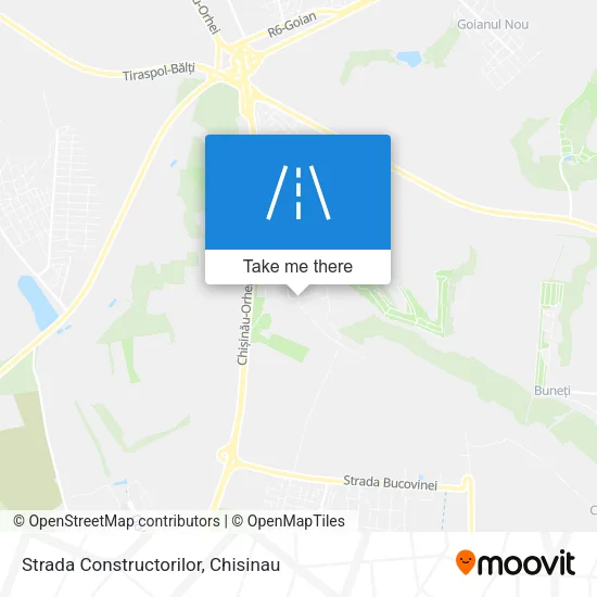 Карта Strada Constructorilor
