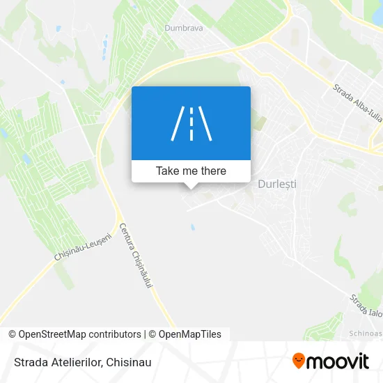 Карта Strada Atelierilor