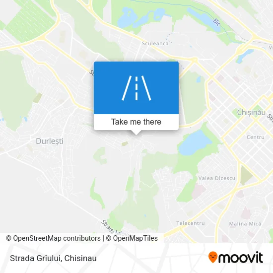 Карта Strada Grîului