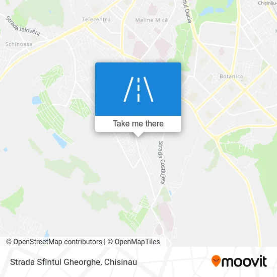 Карта Strada Sfîntul Gheorghe