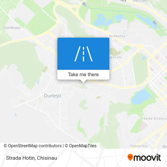 Карта Strada Hotin