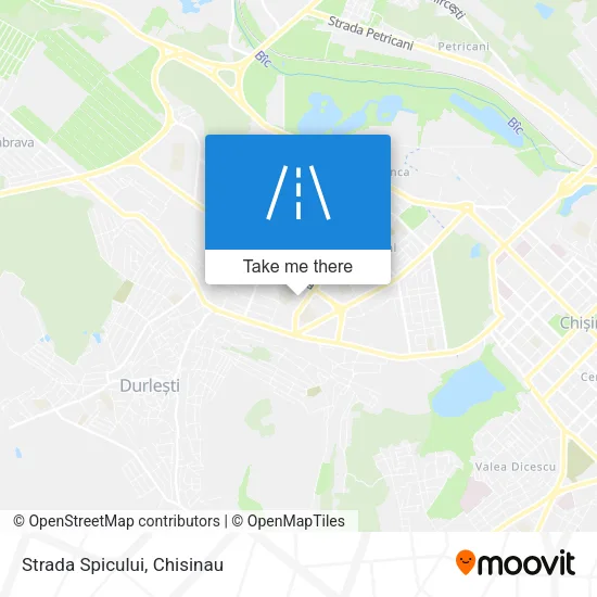 Карта Strada Spicului