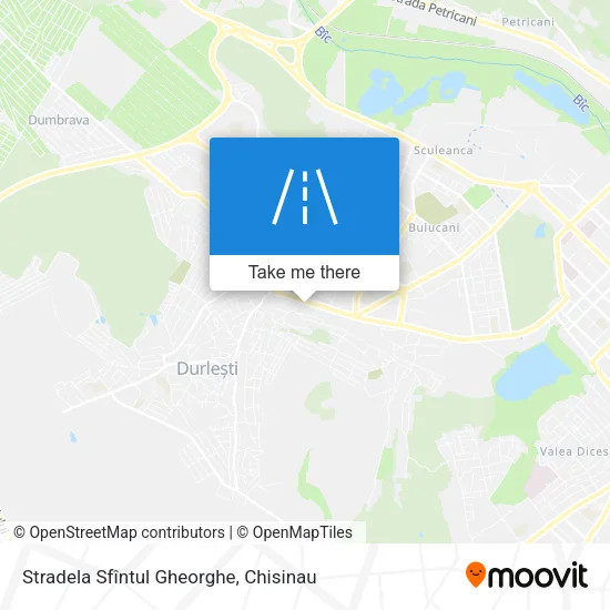Карта Stradela Sfîntul Gheorghe