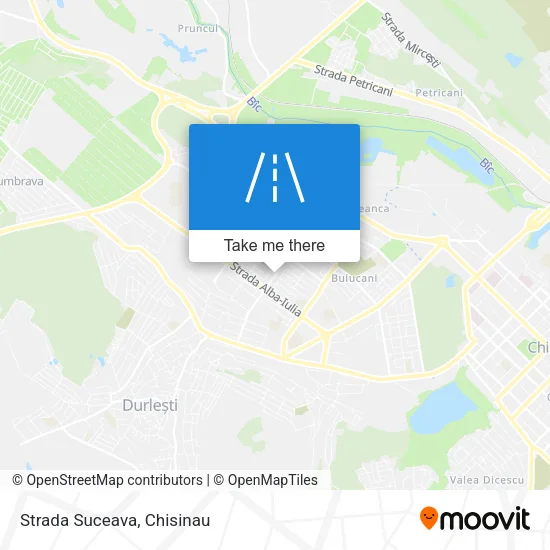 Карта Strada Suceava