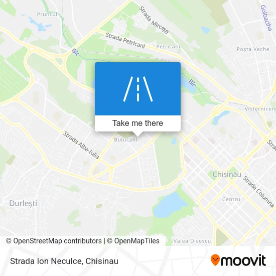 Карта Strada Ion Neculce