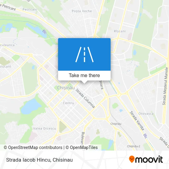 Карта Strada Iacob Hîncu