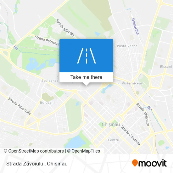 Карта Strada Zăvoiului