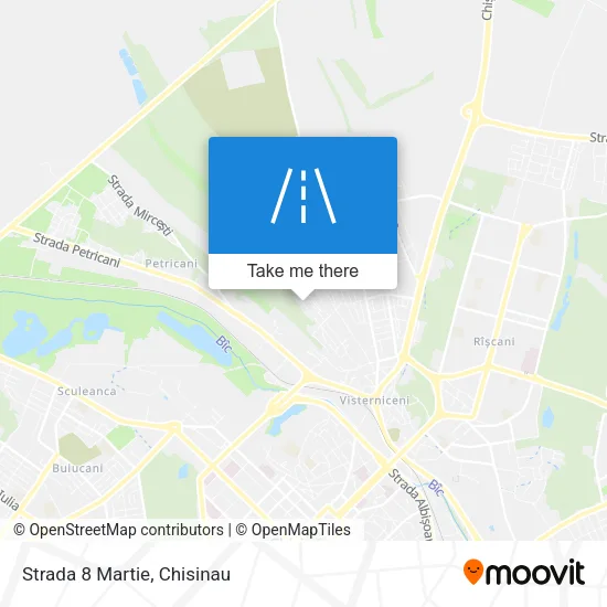 Карта Strada 8 Martie