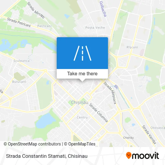 Карта Strada Constantin Stamati
