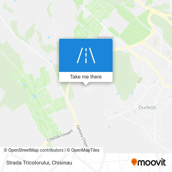 Карта Strada Tricolorului