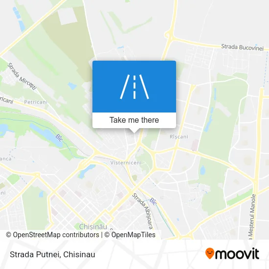 Карта Strada Putnei