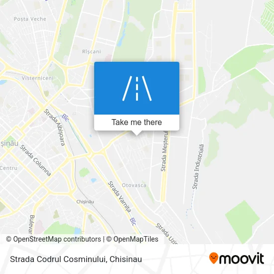 Карта Strada Codrul Cosminului