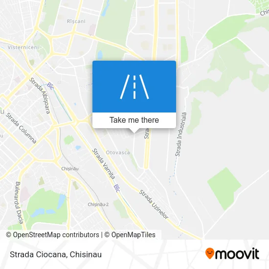 Карта Strada Ciocana