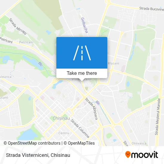 Strada Visterniceni map