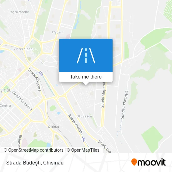 Карта Strada Budești