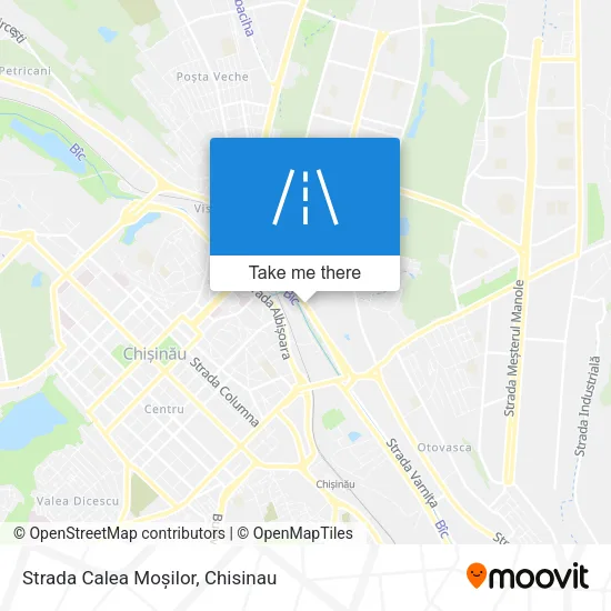 Карта Strada Calea Moșilor