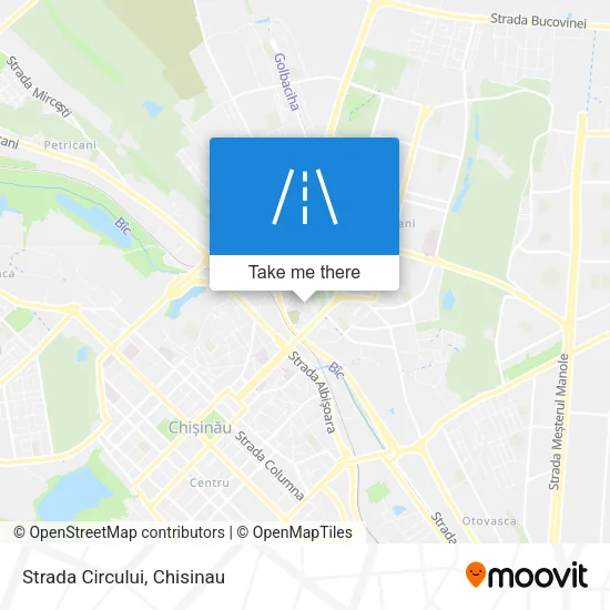 Карта Strada Circului
