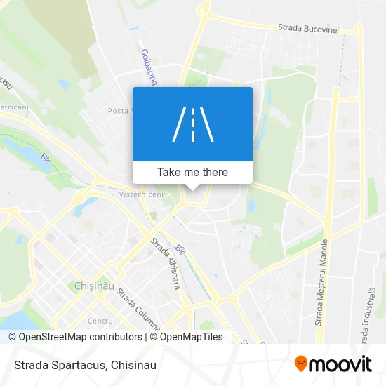 Strada Spartacus map