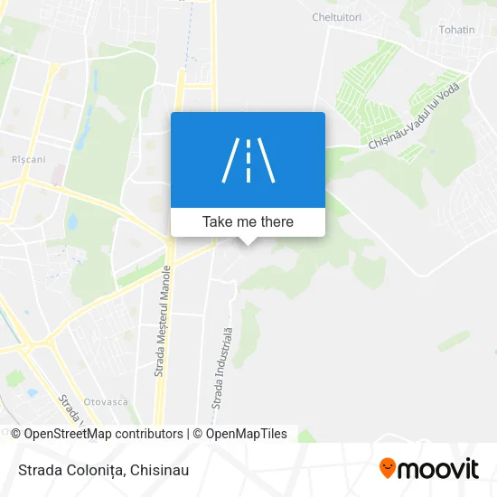 Карта Strada Colonița