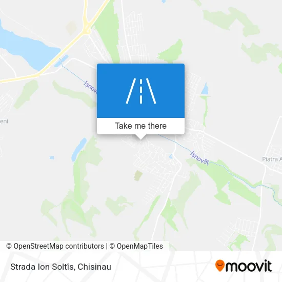 Карта Strada Ion Soltîs