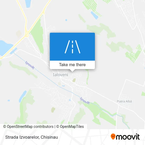 Карта Strada Izvoarelor