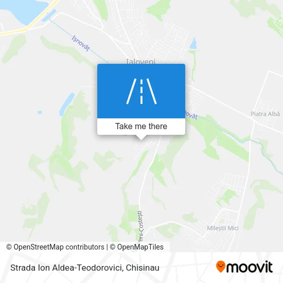Карта Strada Ion Aldea-Teodorovici