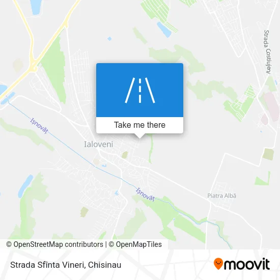 Карта Strada Sfînta Vineri