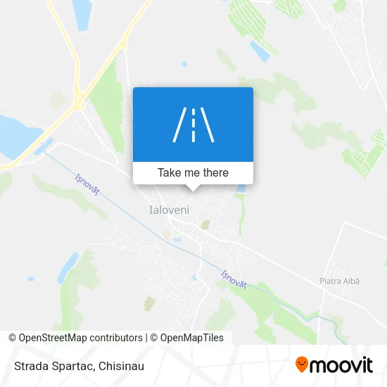 Карта Strada Spartac