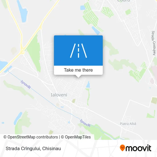 Карта Strada Crîngului