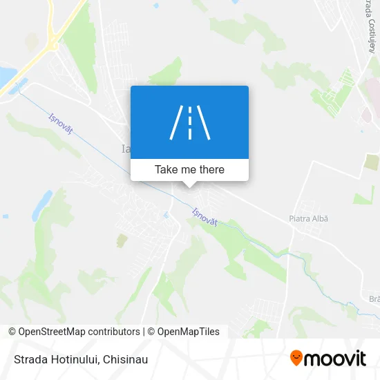 Карта Strada Hotinului
