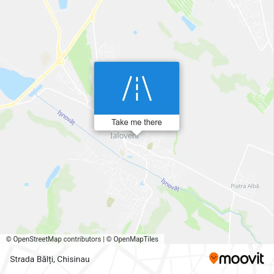 Карта Strada Bălți