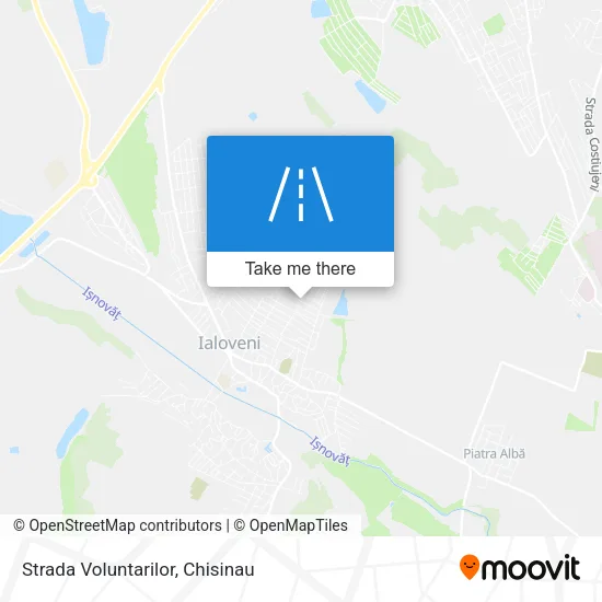 Карта Strada Voluntarilor