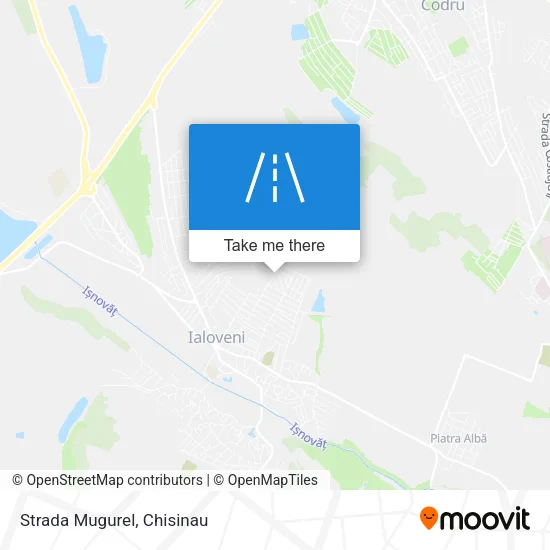Карта Strada Mugurel