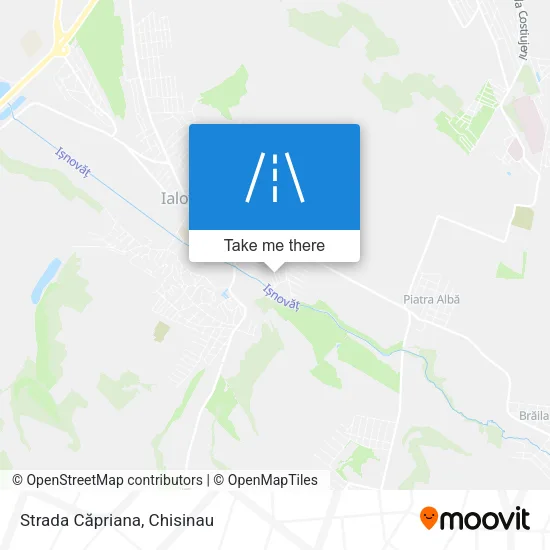 Карта Strada Căpriana