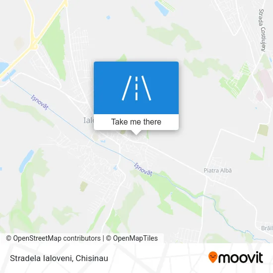 Карта Stradela Ialoveni