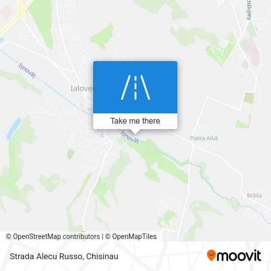 Карта Strada Alecu Russo