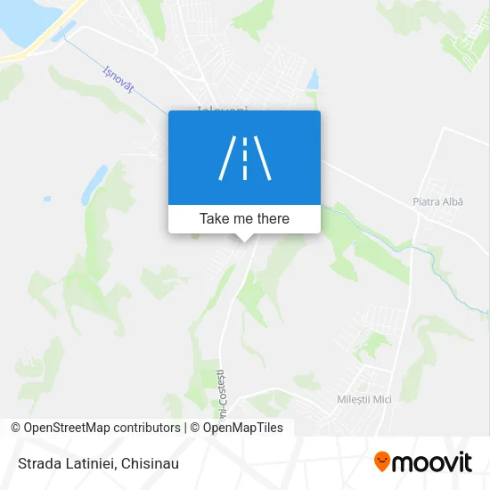 Карта Strada Latiniei
