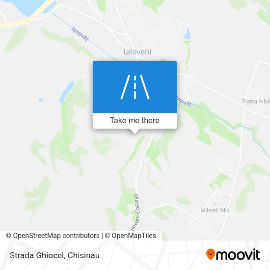 Карта Strada Ghiocel