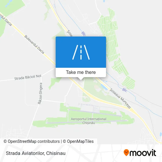 Карта Strada Aviatorilor