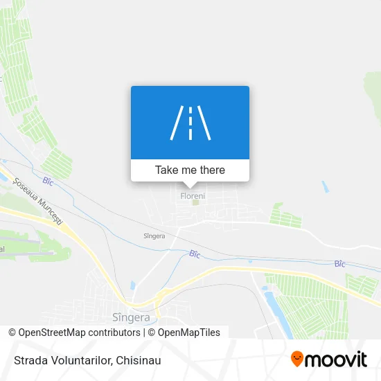 Карта Strada Voluntarilor